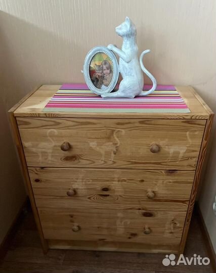 Комод деревянный детский IKEA