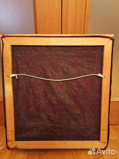 Герб России вышитый, объёмный (гобелен) 63*68 см