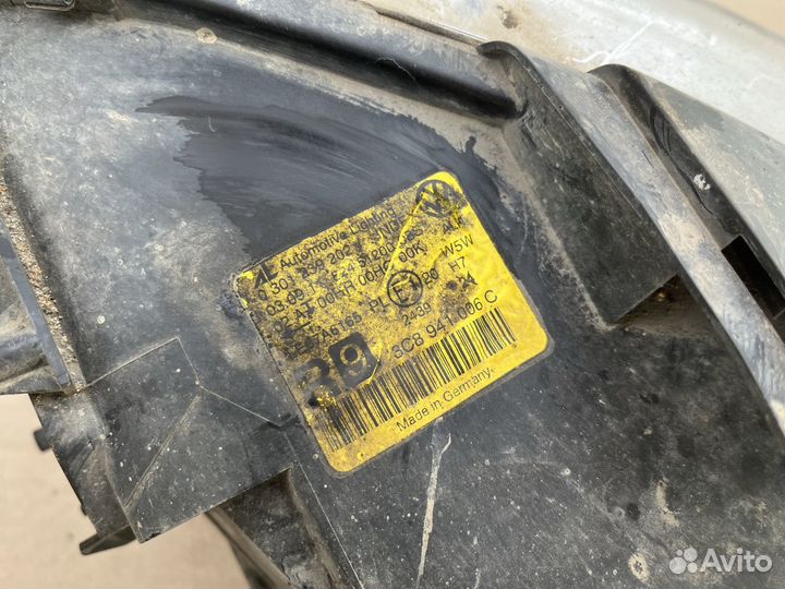 Фара Фольксваген Пассат сс