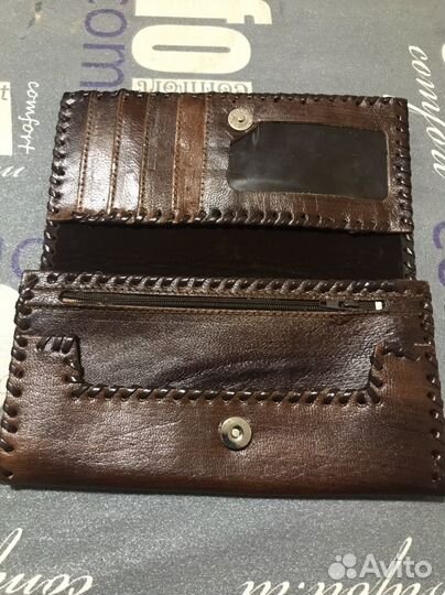 Кожаный мужской кошелёк Syria