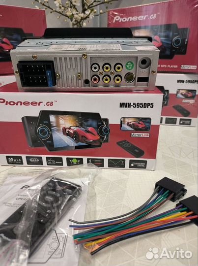 Магнитола Pioneer GB 595 1 din сенсор Bluetooth