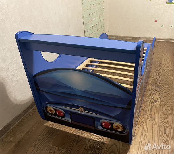 Кровать машина с матрасом