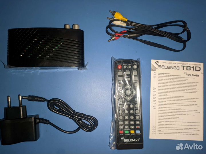 Новая Цифровая тв приставка DVB-T2 Selenga T81D