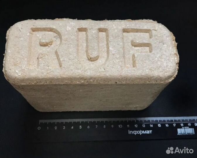 Брикеты ruf береза пыль-щепа, 30 упаковок