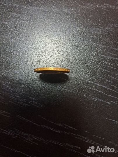 Золотая монета 10 рублей николай 2