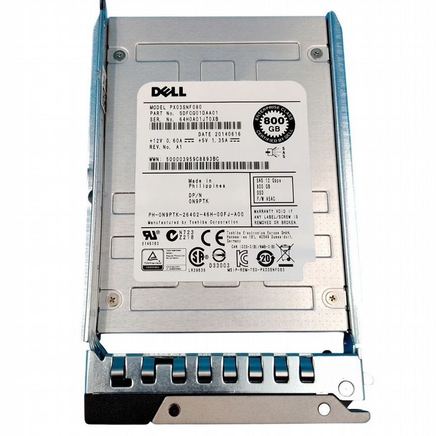 [N9PTK] Жесткий Диск Dell 800gb Sas 2,5" Ssd N9ptk