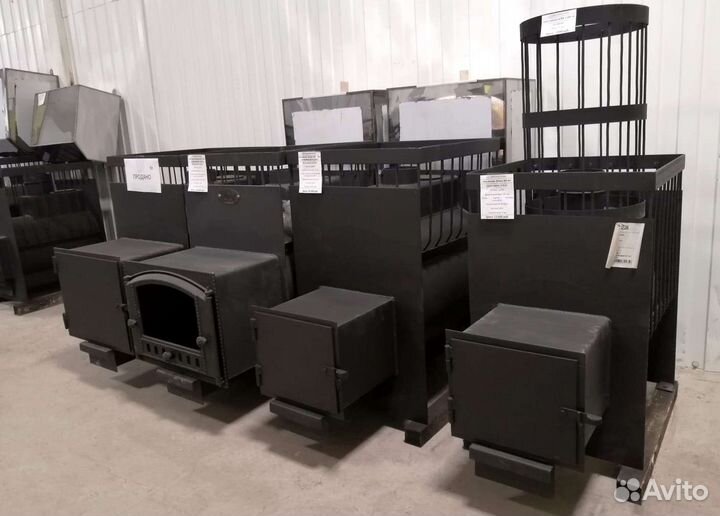 Печь дровяная банная