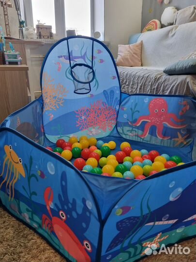 Сухой бассейн с шариками