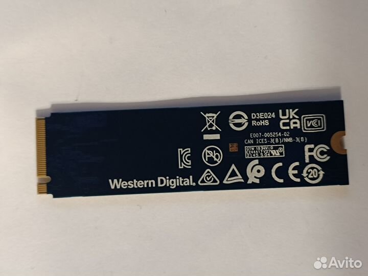 480 гб M.2 NVMe накопитель WD Green SN350 WDS480G2