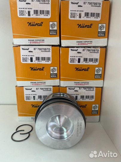 Комплект поршней Nural 3.0 TDI BUN, BUG, BKS STD