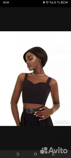 Кроп-топ секси вечерний