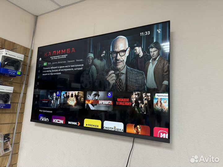 Телевизор sber 55, 4K, Смарт