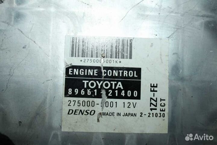 Блок EFI toyota 1ZZ-FE caldina ZZT241W 8966121400