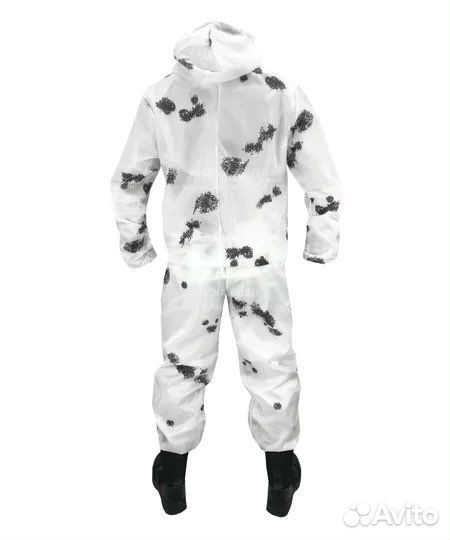 Маскировочный халат зимний