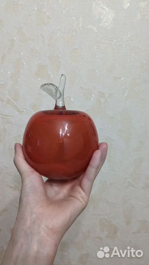 Стеклянное яблоко из Гусь-Хрустального осз
