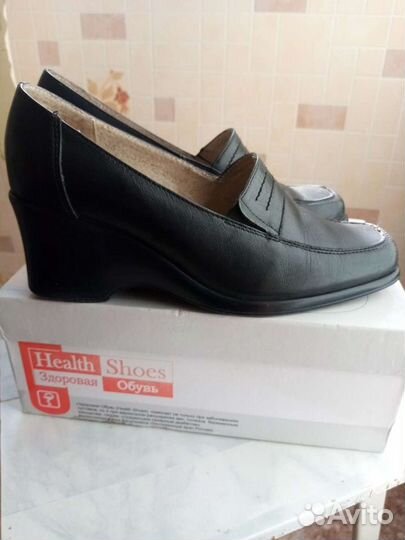 Туфли женские кожаные