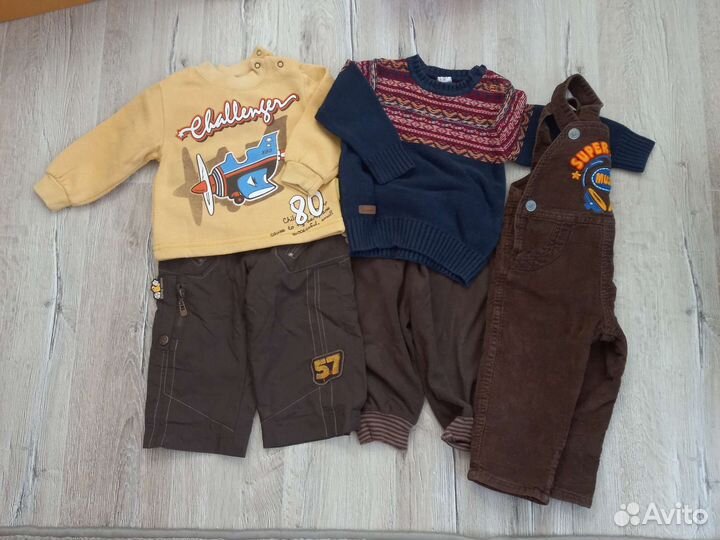 Вещи пакетом на мальчика 80 р