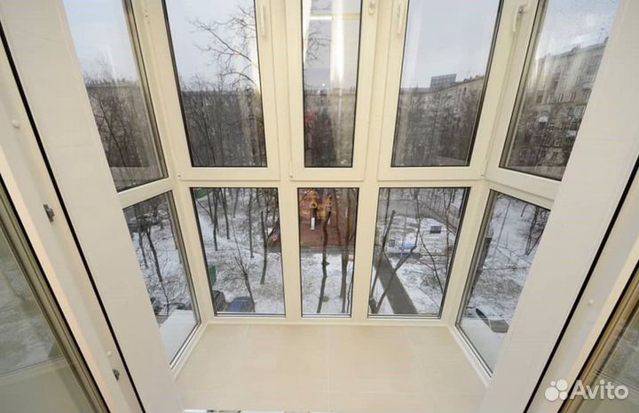 Балкон до пола 1700*1680