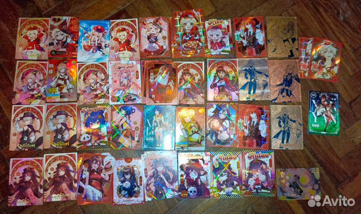 Коллекционные карточки genshin impact