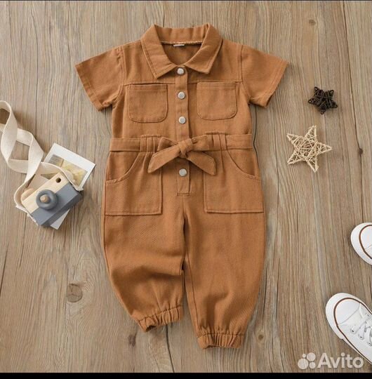 Джинсовый комбенизон детский