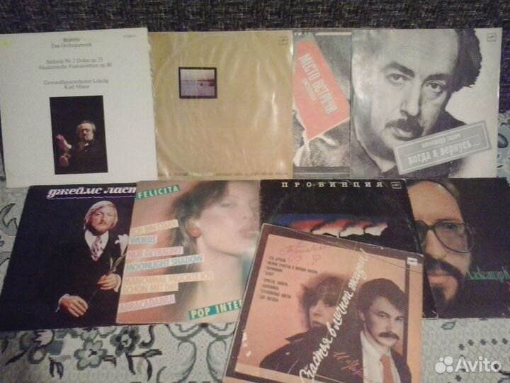 Виниловые пластинки 68 штук