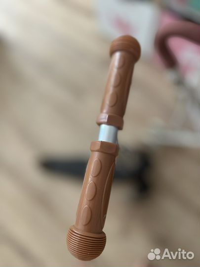 Самокат happy baby черный tornado детский