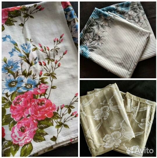 Шторы. Скатерть. Времён СССР. Новая. Винтаж