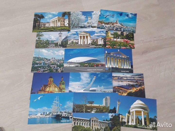 Карточки с видами Сочи