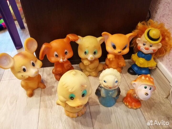 Резиновые игрушки СССР