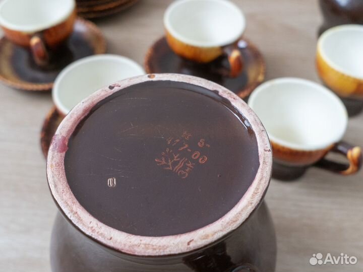 Кофейный сервиз зик Конаково 1970х годов