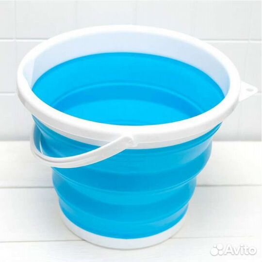 Складное ведро силиконовое, 5 л и 10 л