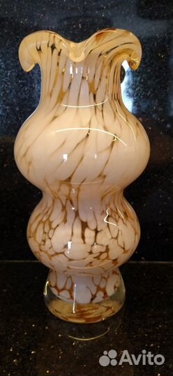 Ваза цветное стекло винтаж. СССР 1960-е