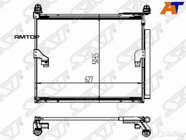 SAT ST-TY12-394-0 Радиатор кондиционера Toyota Lan