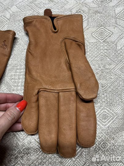 Перчатки кожанные deerskin Швеция оригинал