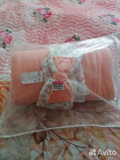 Комплект на выписку для девочки весна, осень