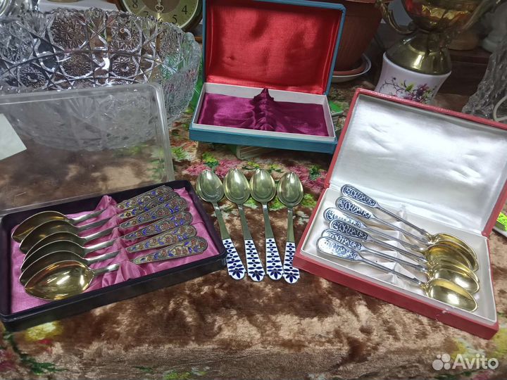 Чайные ложечки, серебро