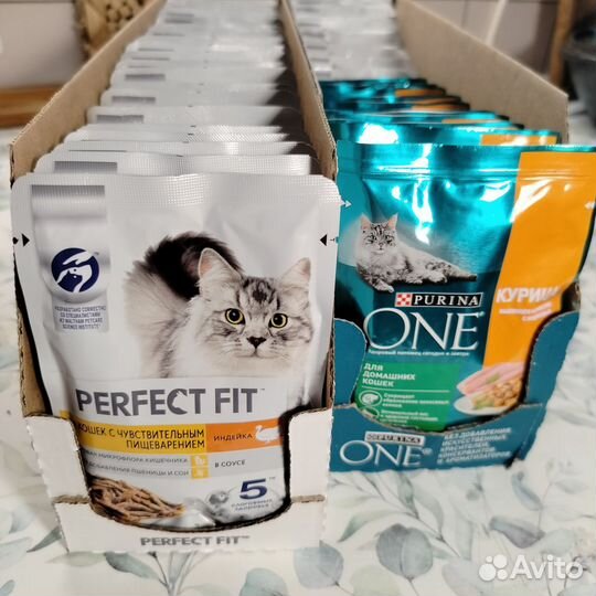 Корм для кошек Perfect fit Purina one Дарлинг