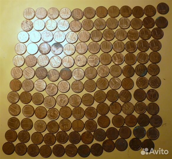 Монеты РФ 1990-х — 1 / 5 /10 / 20 / 50 Р