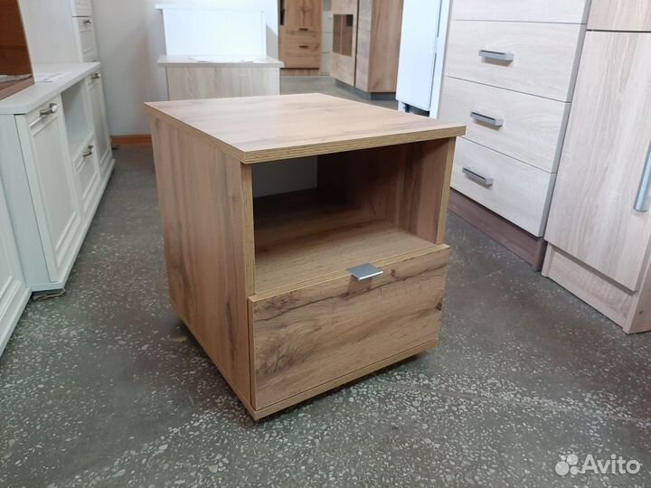 Тумба прикроватная с ящиком и нишей 2 расцветки