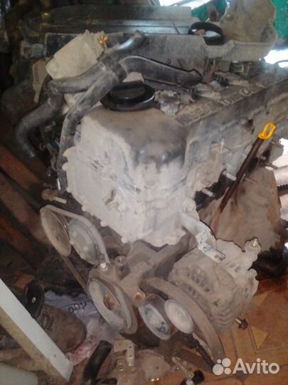Двигатель на ниссан санни в разборе с навесным