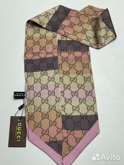 Шелковая лента Twilly твилли Gucci Dior