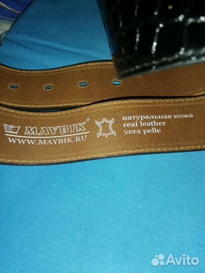 Ремень унисекс, новый, кожа натурал