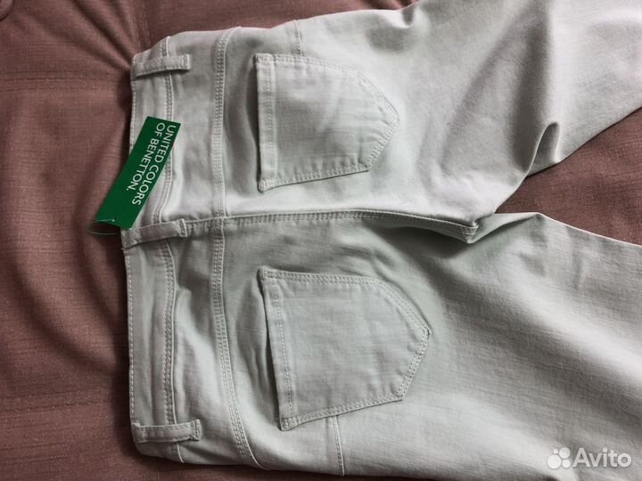 Брюки новые Benetton (джинсы-скинни)