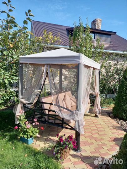 Комплект тент, москитная сетка, диван и подушки