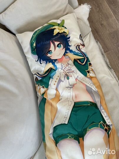 Подушка плюс наволочка на молнии Дакимакура