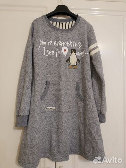 Тёплые платья на 7-10лет