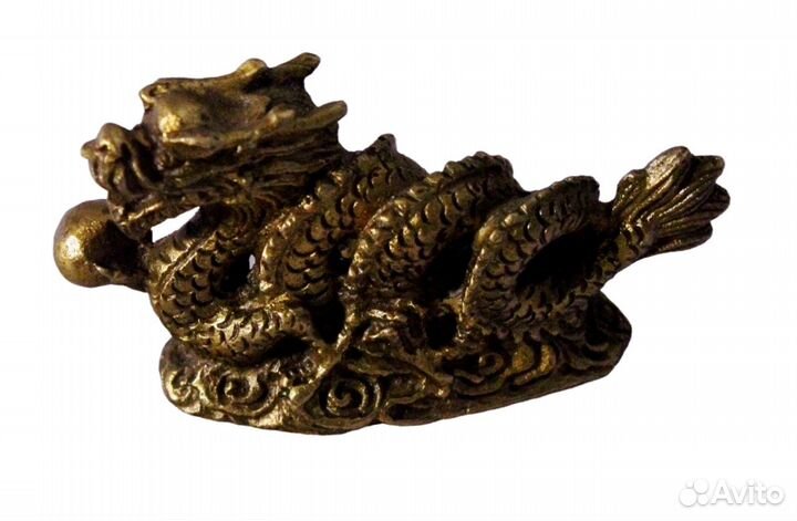 Дракон - Китайская статуэтка из Бронзы RU*716