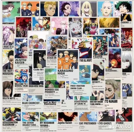 Карточки аниме