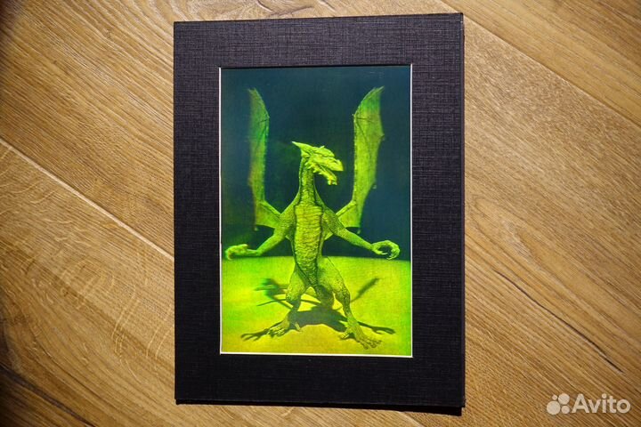 Дракон. Лазерная голограмма картина