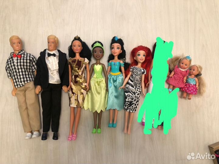 Куклы Steffi, Mattel, Disney, Simba, одежда